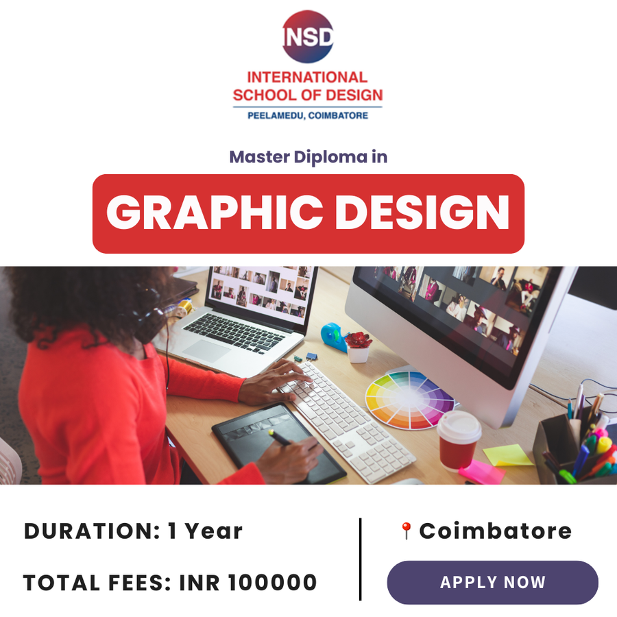 Master Diploma in Graphic Design at International School of Design, Coimbatore